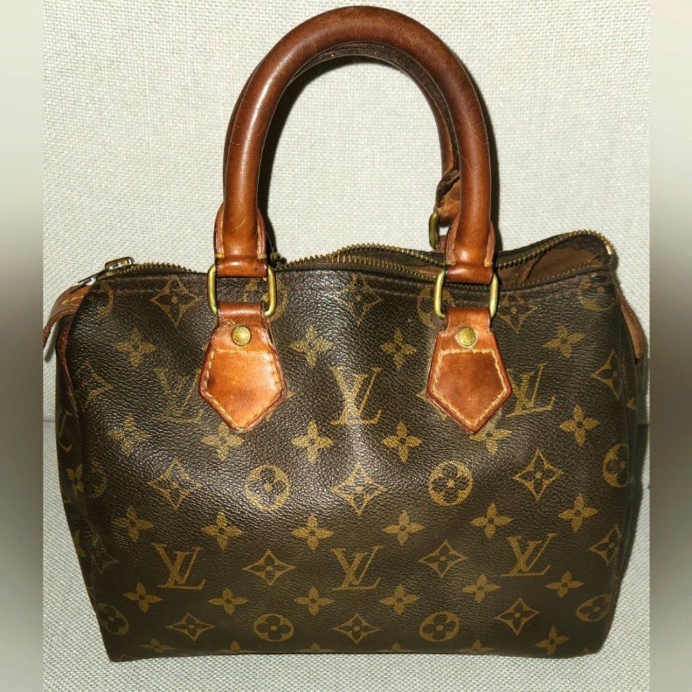 Louis Vuitton Speedy 25 Monogram Handbag Vintage
